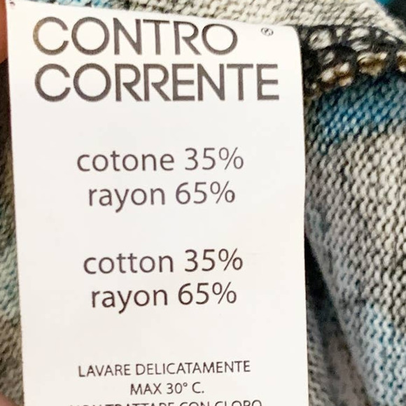 Contro Corrente Mosaic Patterned Stretch Midi Skirt MEDIUM - Picture 3 of 6